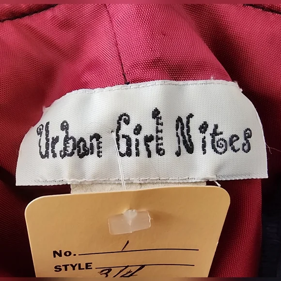 Urban Girl Nites Dress Strapless Y2K Satin With Tulle Prom Blue Size 4 - Picture 12 of 13